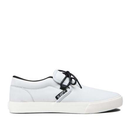 Supra Cuba Womens Low Tops Shoes White UK 20VCZ